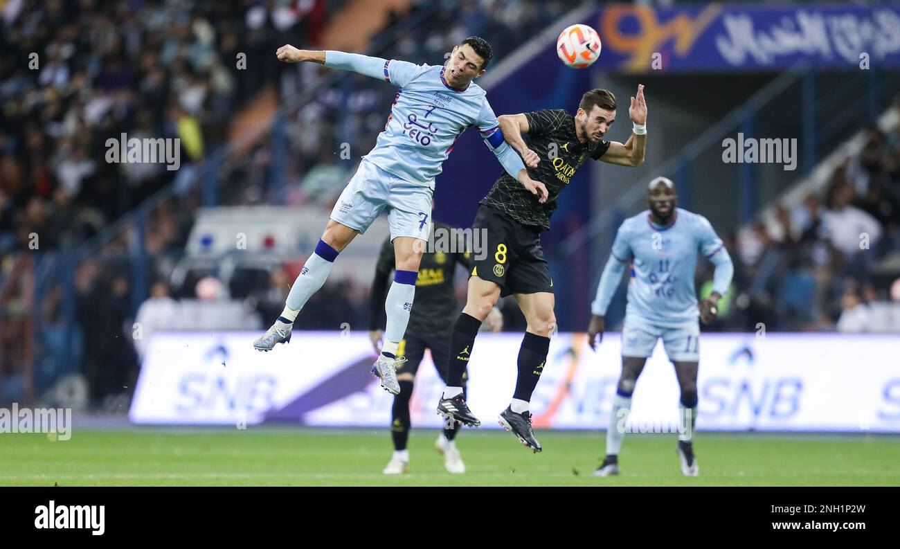 Cristiano Ronaldo in azione durante il Riyadh All-Star XI vs Paris Saint-Germain FC allo Stadio King Fahd il 19 gennaio 2023 a Riyadh, Arabia Saudita. Foto di Stringer/Power Sport Images Foto Stock