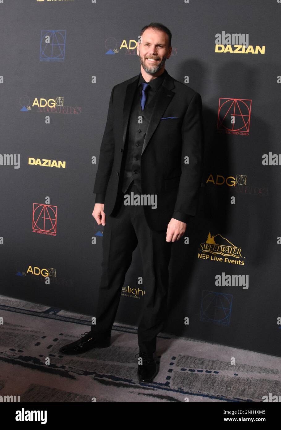 Los Angeles, California, USA 18th febbraio 2023 Dylan Cole partecipa al 27th° Art Directors Guild Awards all'InterContinental Los Angeles Downtown il 18 febbraio 2023 a Los Angeles, California, USA. Foto di Barry King/Alamy Stock Photo Foto Stock