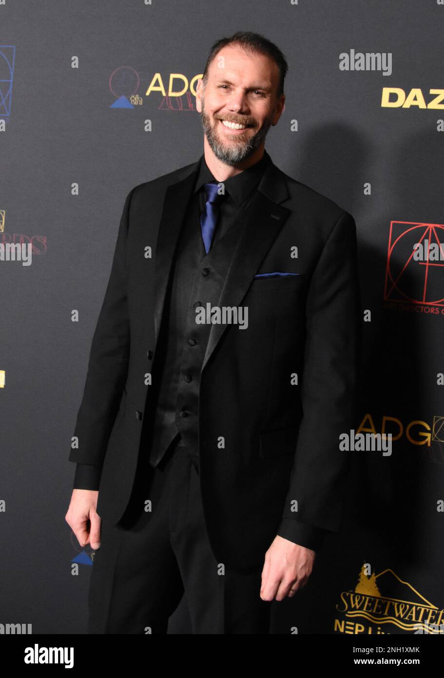 Los Angeles, California, USA 18th febbraio 2023 Dylan Cole partecipa al 27th° Art Directors Guild Awards all'InterContinental Los Angeles Downtown il 18 febbraio 2023 a Los Angeles, California, USA. Foto di Barry King/Alamy Stock Photo Foto Stock