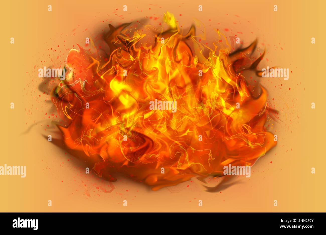 Sfondo di fiamma estetica, fuoco blu ardente | Foto Gratis