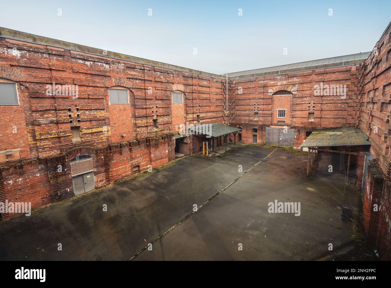 Area interna della Sala Congressi al Centro di documentazione dei Rally del Partito nazista - Norimberga, Baviera, Germania Foto Stock