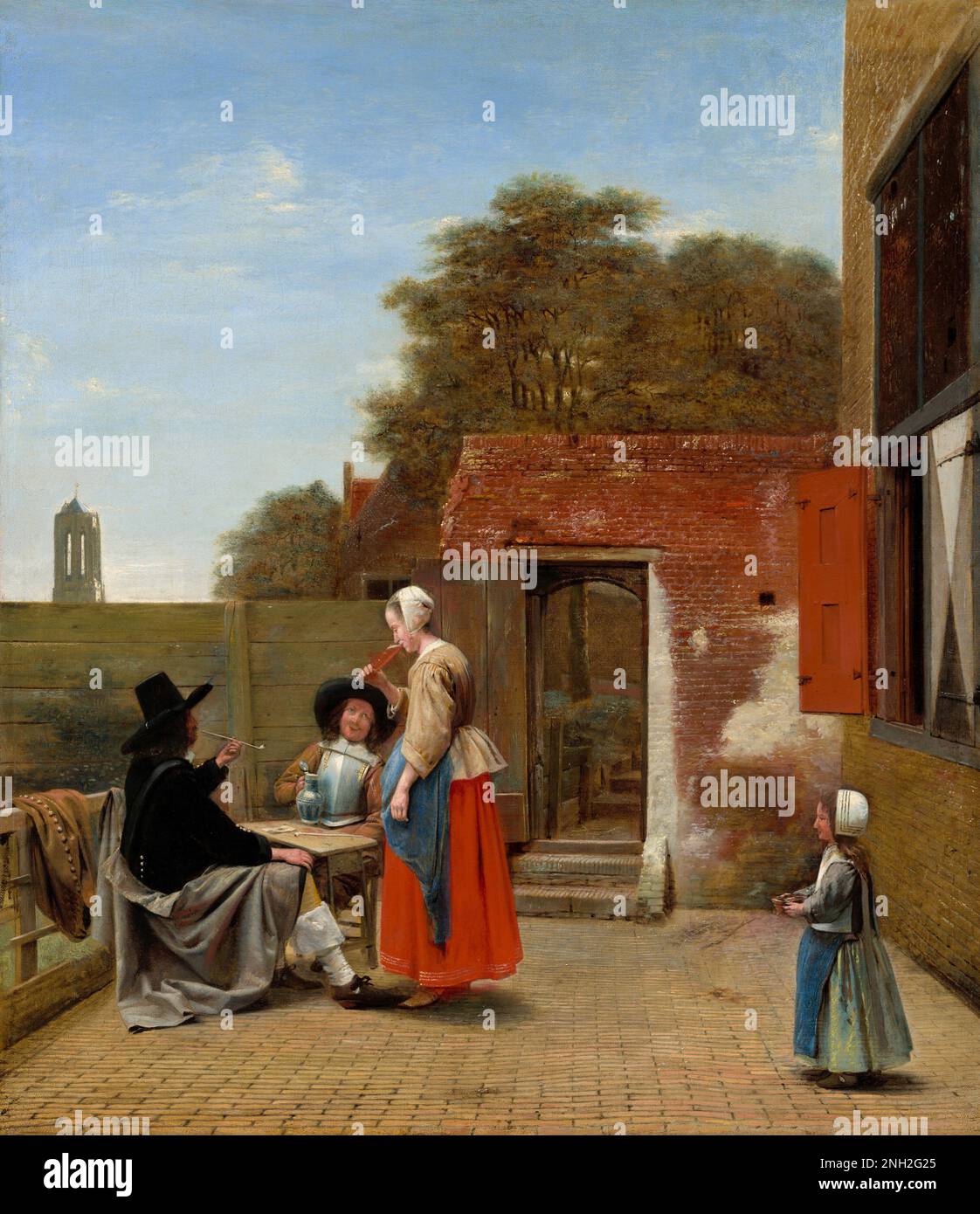 Pieter de Hooch Cortile olandese 1658/1660 Foto Stock