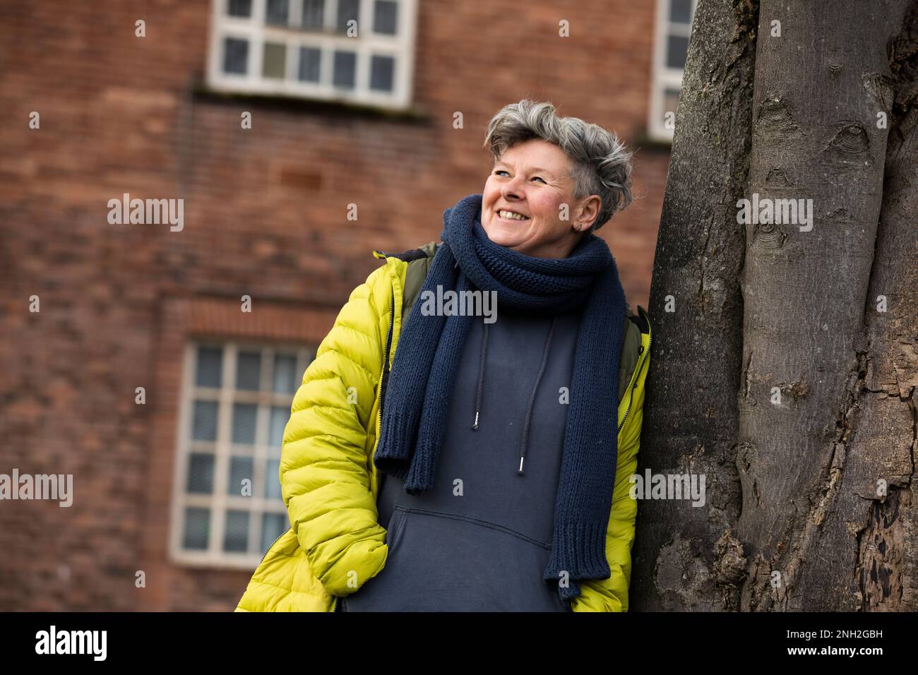 Ritratto di una donna a metà degli anni '50s. Manchester. Regno Unito. Foto Stock