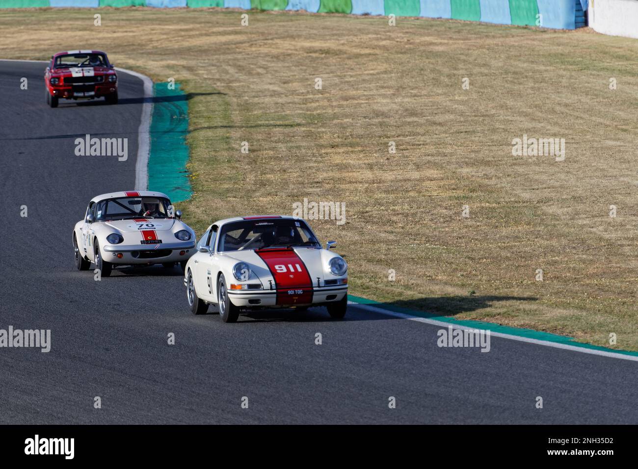 MAGNY-COURS, FRANCIA, 29 giugno 2019 : Gran Premio storico francese sulla pista di Magny-Cours. Questo evento biennale si terrà quest'anno sul circuito Paul-R. Foto Stock