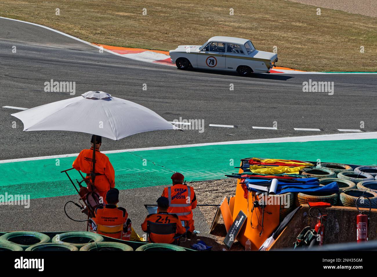 MAGNY-COURS, FRANCIA, 29 giugno 2019 : Gran Premio storico francese sulla pista di Magny-Cours. Questo evento biennale si terrà quest'anno sul circuito Paul-R. Foto Stock