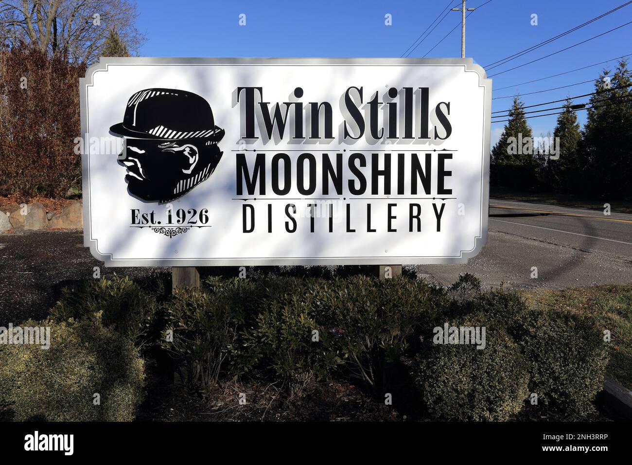 Twin Stills Moonshine Distillery Riverhead Foto Stock