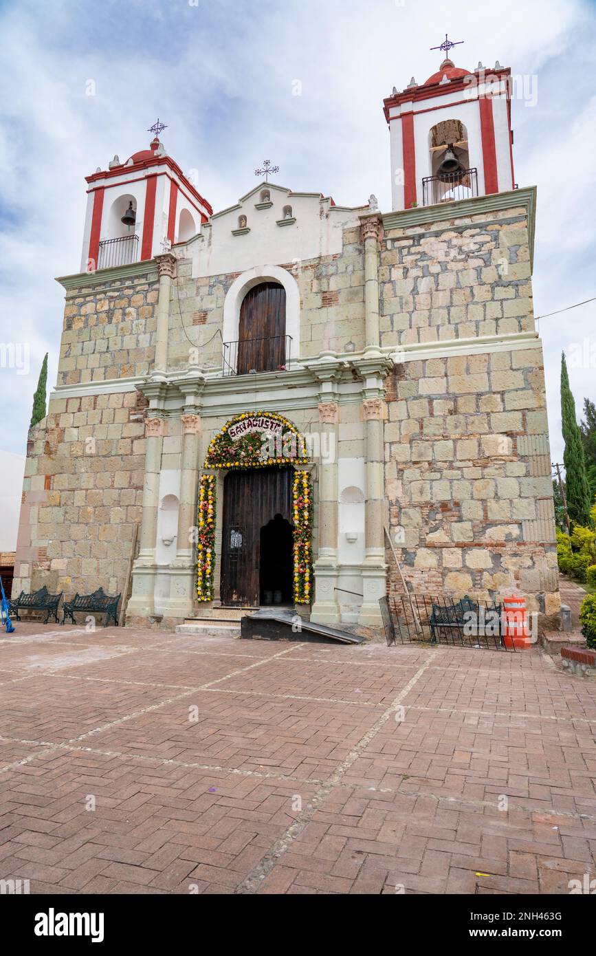 Chiesa di San Agustin a San Agustin Etla, Oaxaca, Messico. Foto Stock