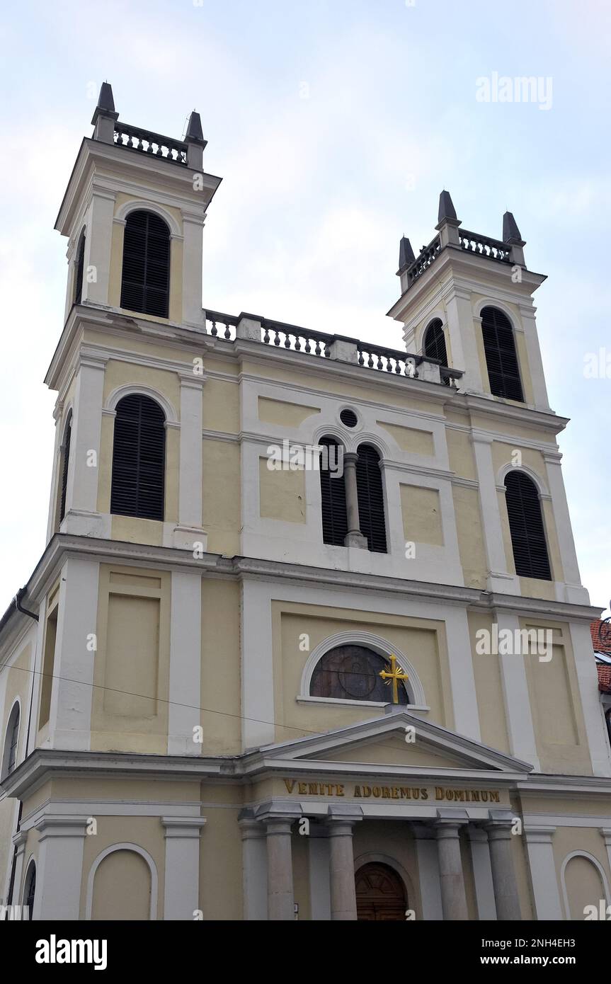 St Cattedrale di Francesco Saverio, Katedrála sv. Františka Xaverského, Xavéri Szent Ferenc-székesegyház, Banská Bystrica, Besztercebánya, Slovacchia Foto Stock