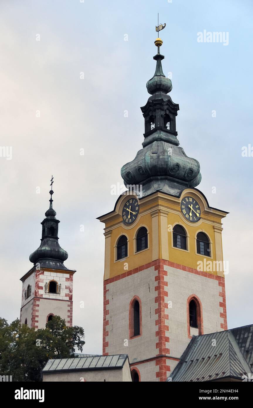 Castello di Besztercebánya, Mestský hrad, Banská Bystrica,, Slovacchia, Slovensko, Europa Foto Stock