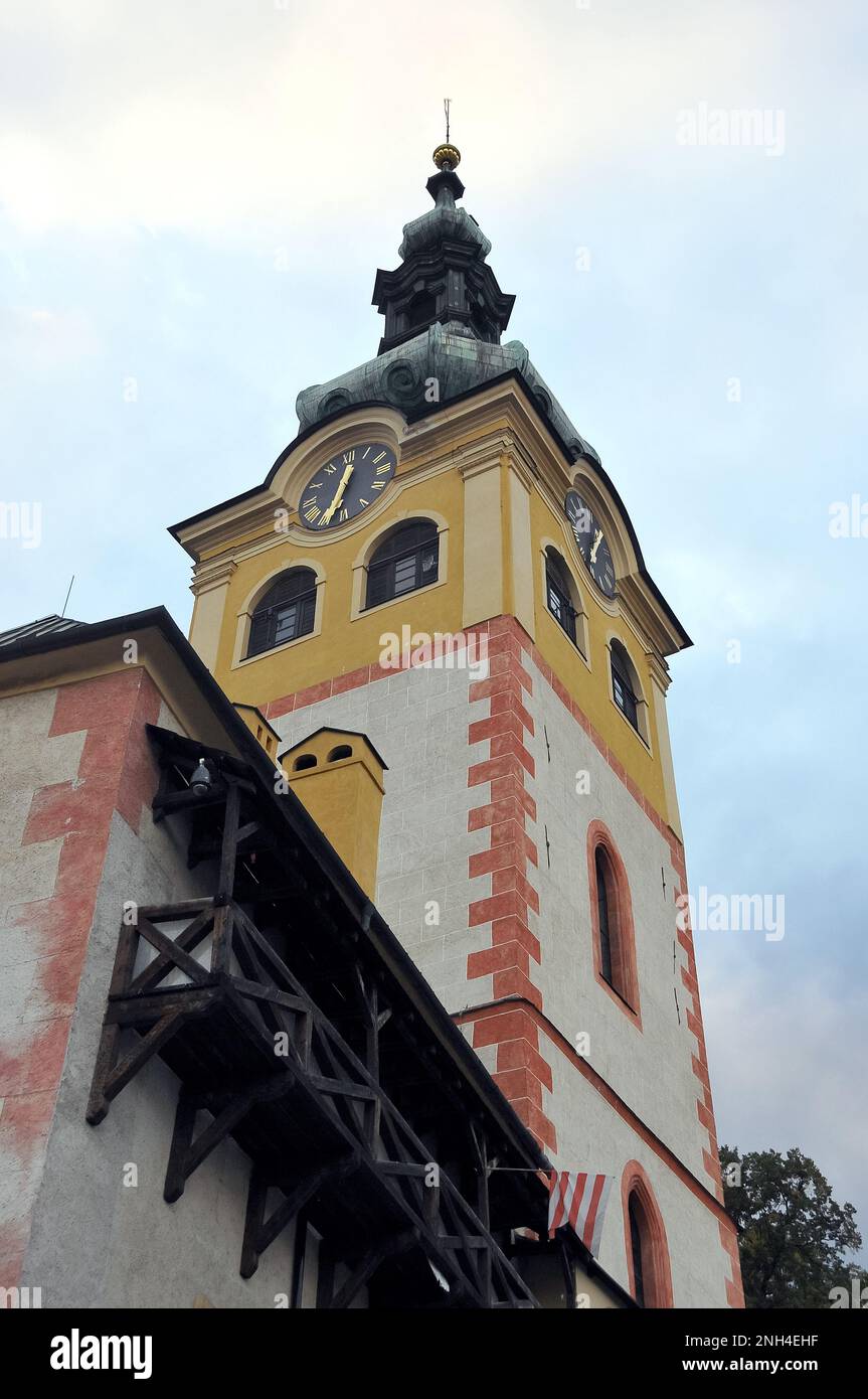 Castello di Besztercebánya, Mestský hrad, Banská Bystrica,, Slovacchia, Slovensko, Europa Foto Stock