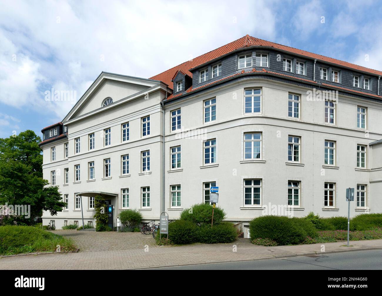 Osnabrueck Università di Scienze applicate, Istituto di Musica, ex clinica ginecologica e scuola professionale per ostetriche, Osnabrueck, inferiore Foto Stock