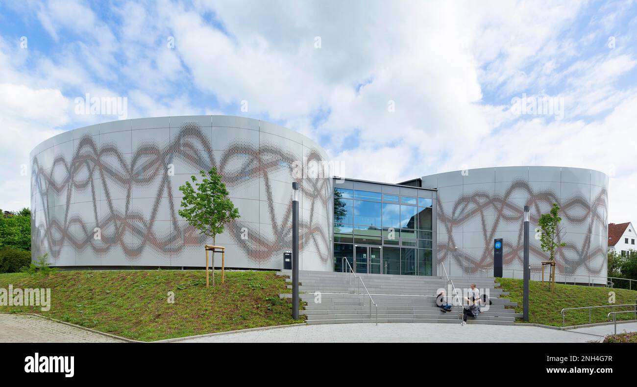 Università di Scienze applicate di Osnabrueck, Istituto di Musica, edificio di ampliamento, Osnabrueck, bassa Sassonia, Germania Foto Stock