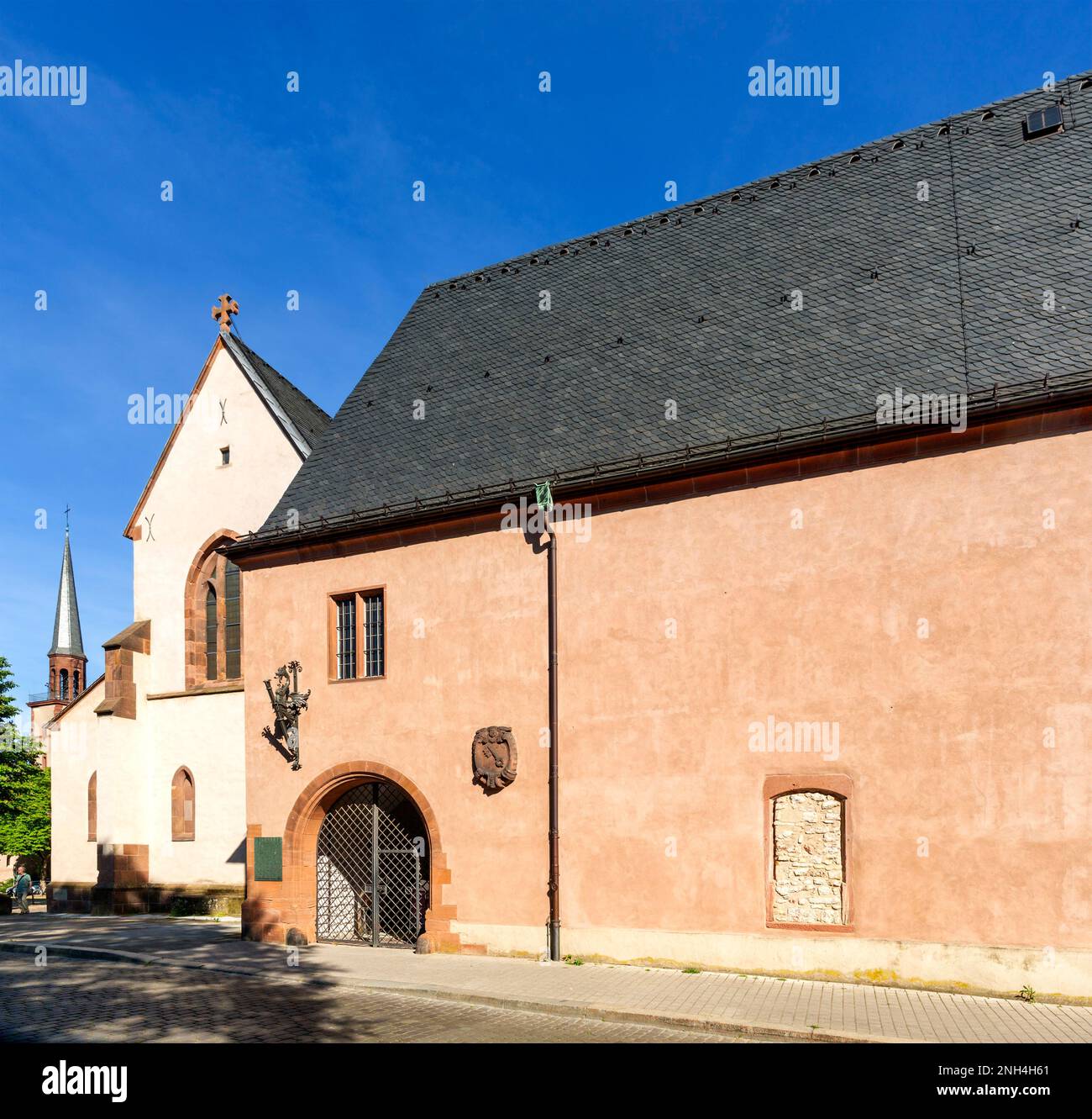Andreasstift, ex complesso monastico con chiesa monastica, oggi museo della città, Worms, Renania-Palatinato, Germania Foto Stock