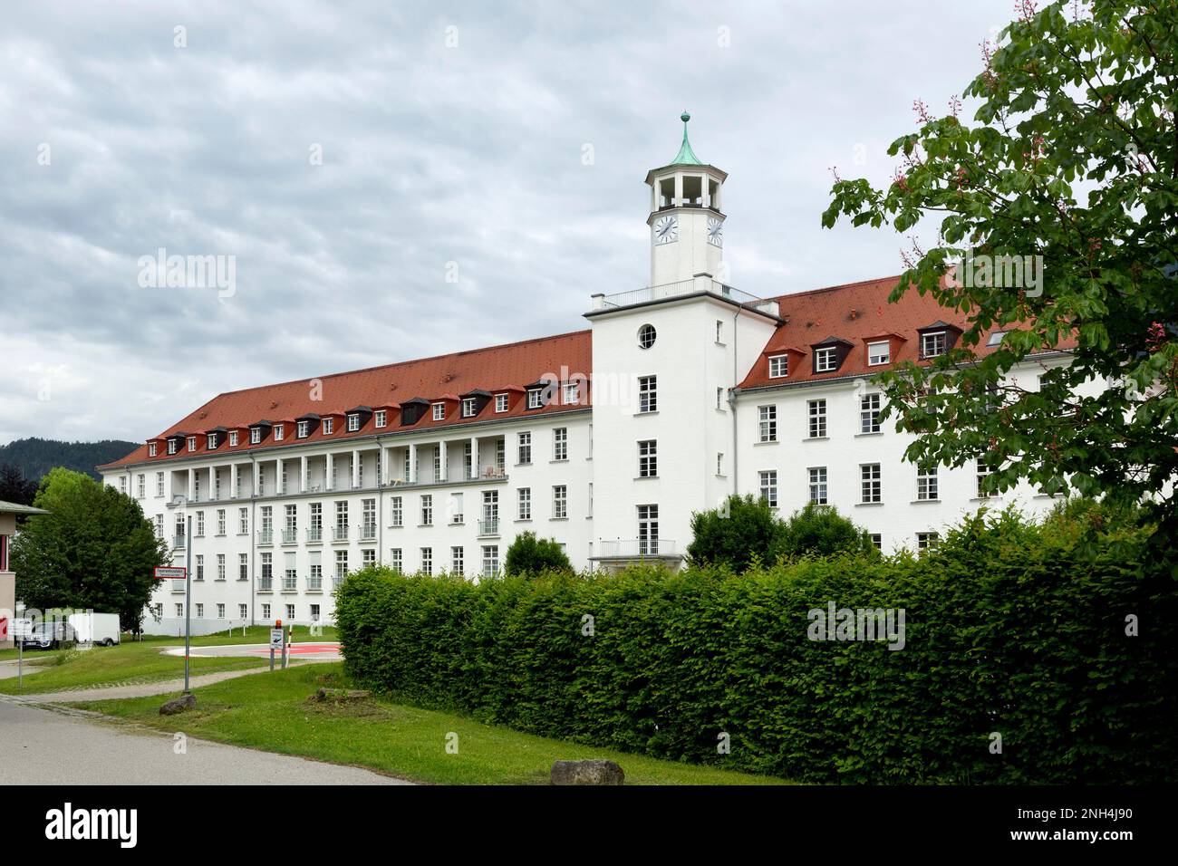 Ospedale municipale, ora casa dei vecchi popoli, Bad Reichenhall, alta Baviera, Baviera, Germania Foto Stock