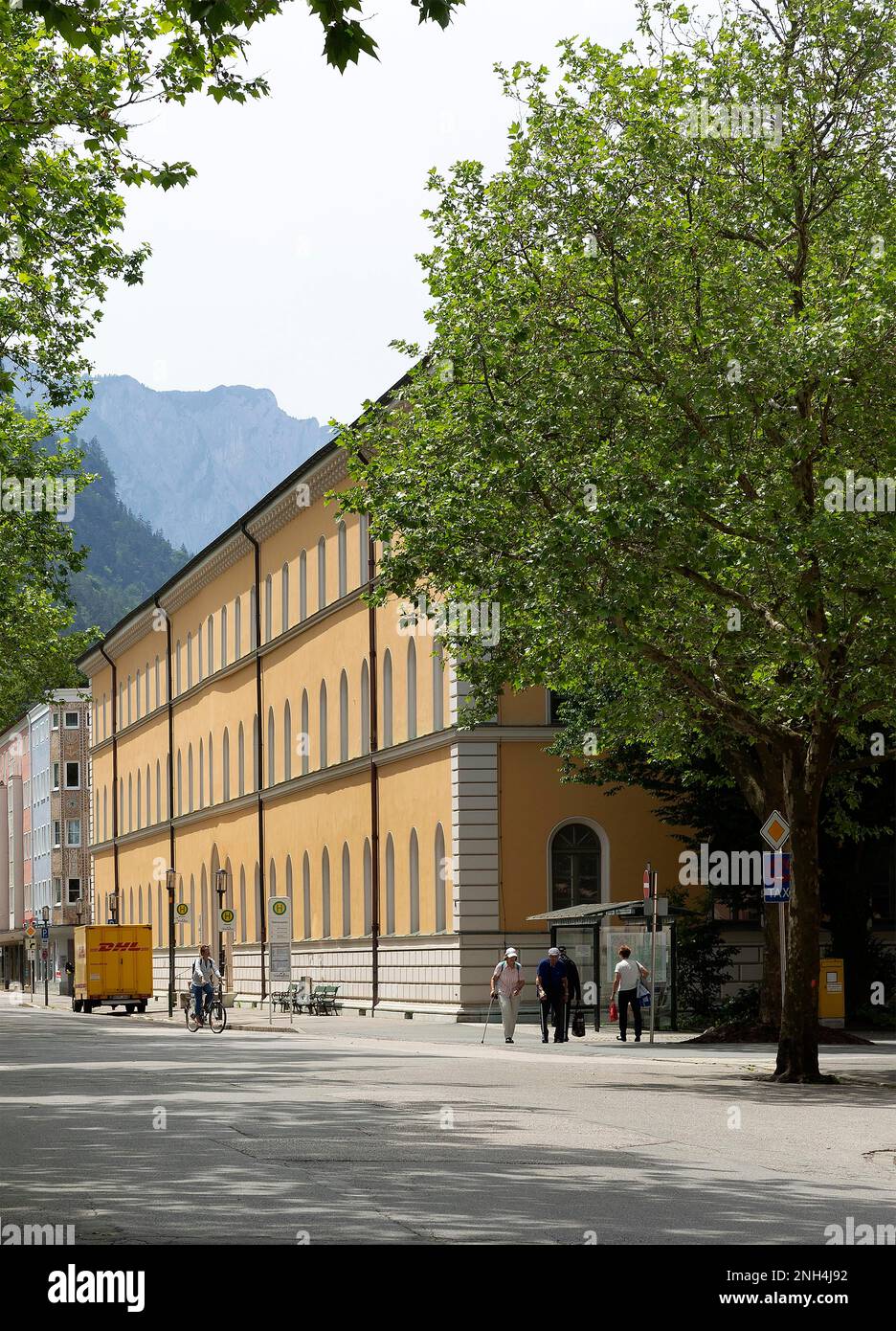 Beamtenstock, edificio amministrativo delle saline del Reichenhall, Bad Reichenhall, alta Baviera, Baviera, Germania Foto Stock