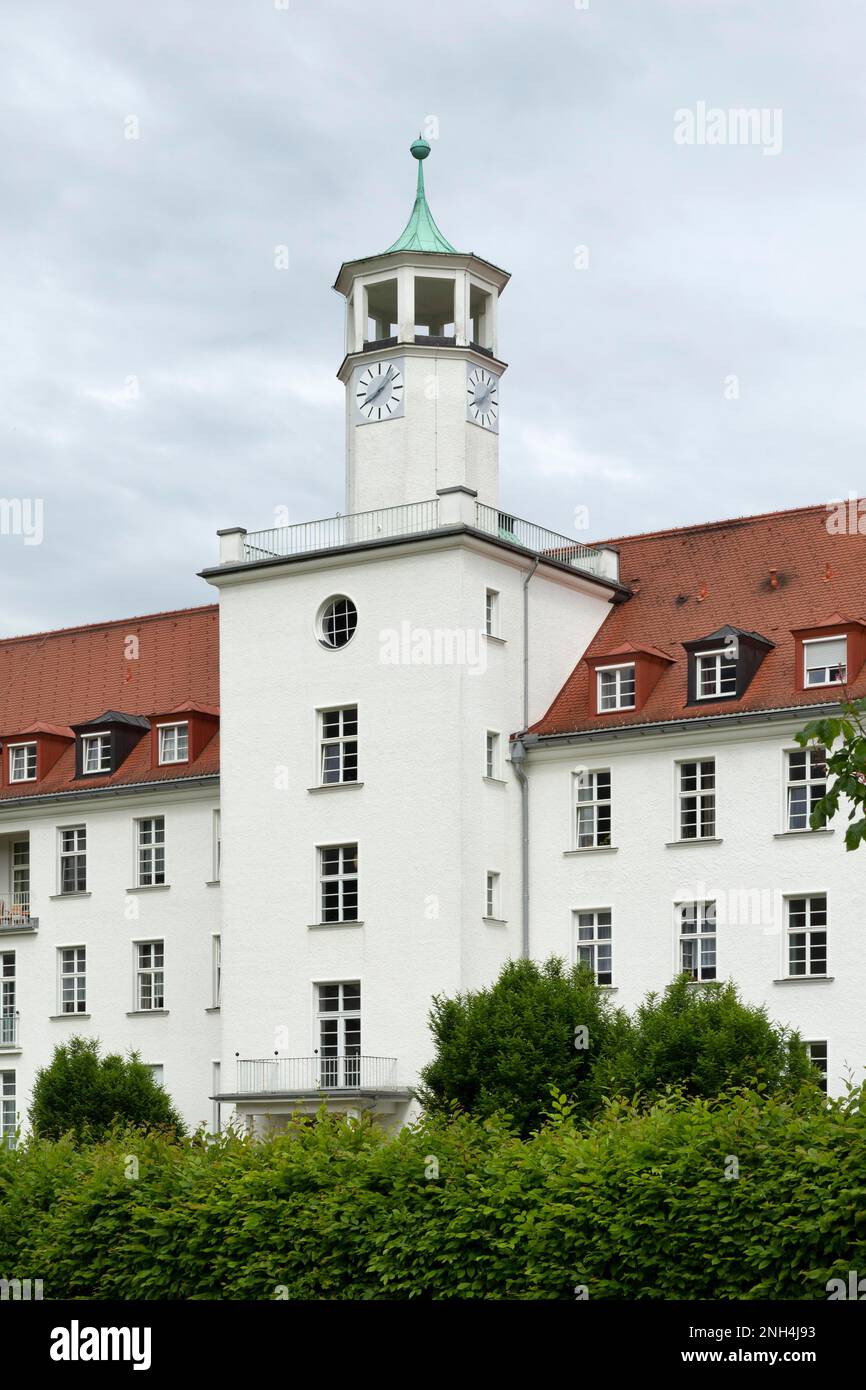 Ospedale municipale, ora casa dei vecchi popoli, Bad Reichenhall, alta Baviera, Baviera, Germania Foto Stock