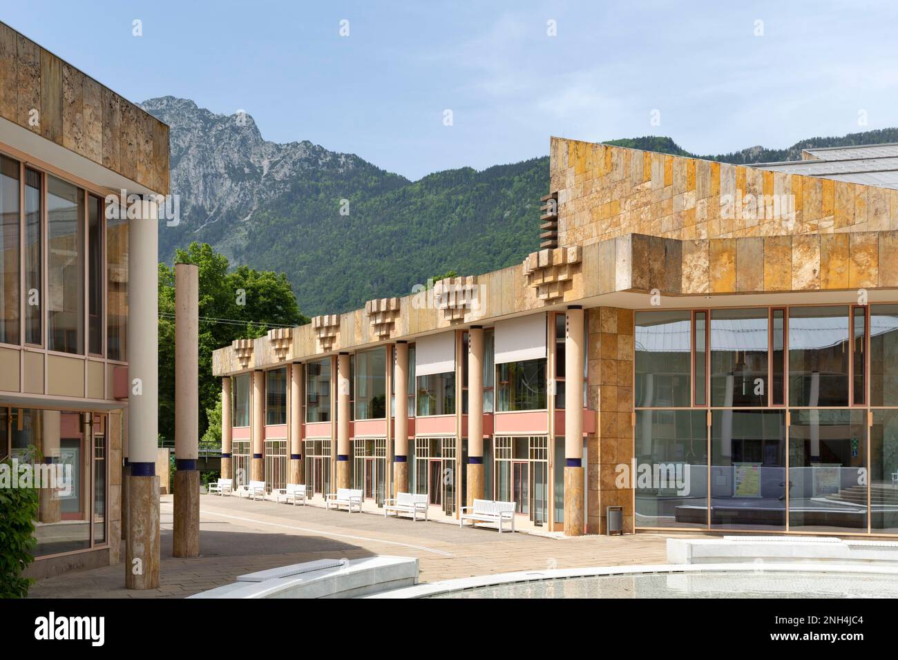 Kurgastzentrum con teatro e casinò, Bad Reichenhall, alta Baviera, Baviera, Germania Foto Stock