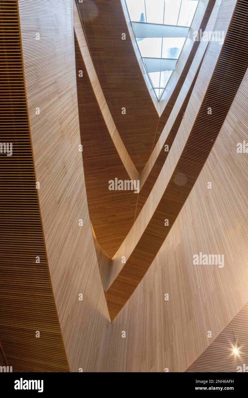 Calgary Main Library, Interior Architecture, Calgary Alberta Canada Foto Stock