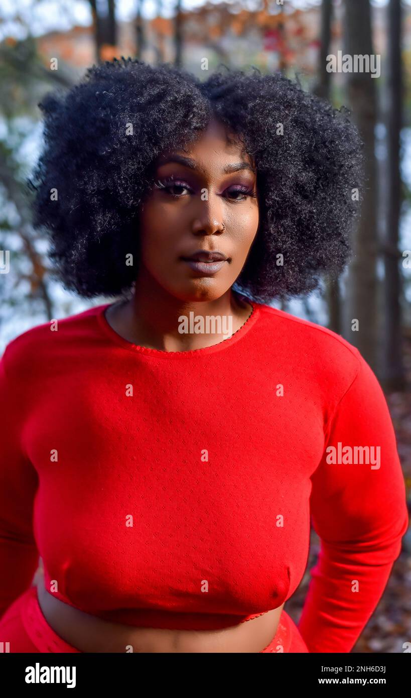 Afro american model immagini e fotografie stock ad alta risoluzione - Alamy