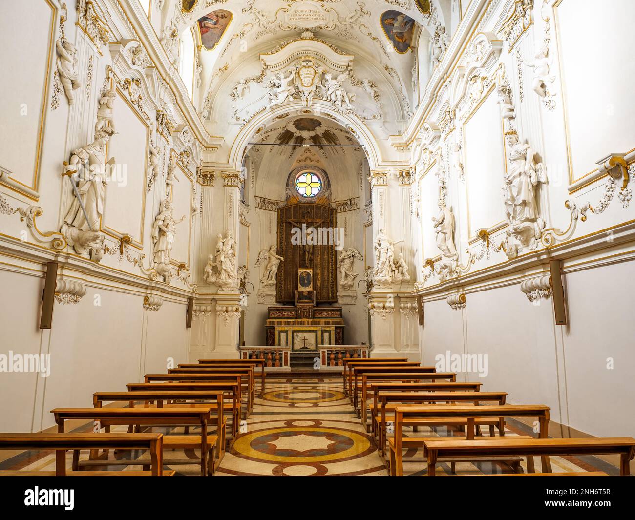 Sabato Oratorio nella chiesa barocca di Gesù (chiesa del Gesu' ) chiamata anche Casa Professa - Palermo, Sicilia, Italia Foto Stock