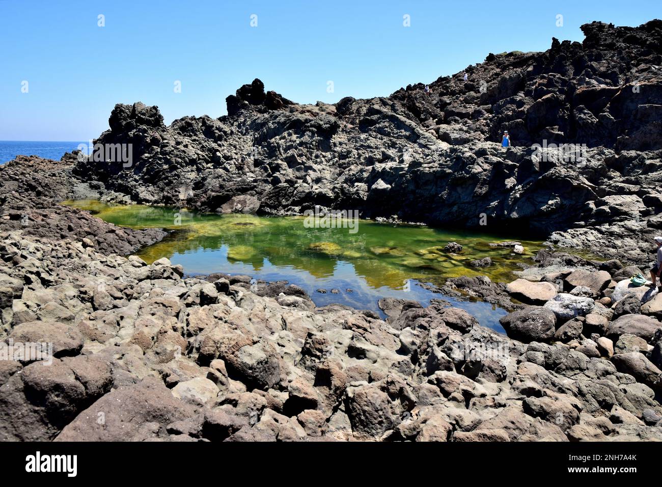 Lago Undine, Pantelleria Foto Stock