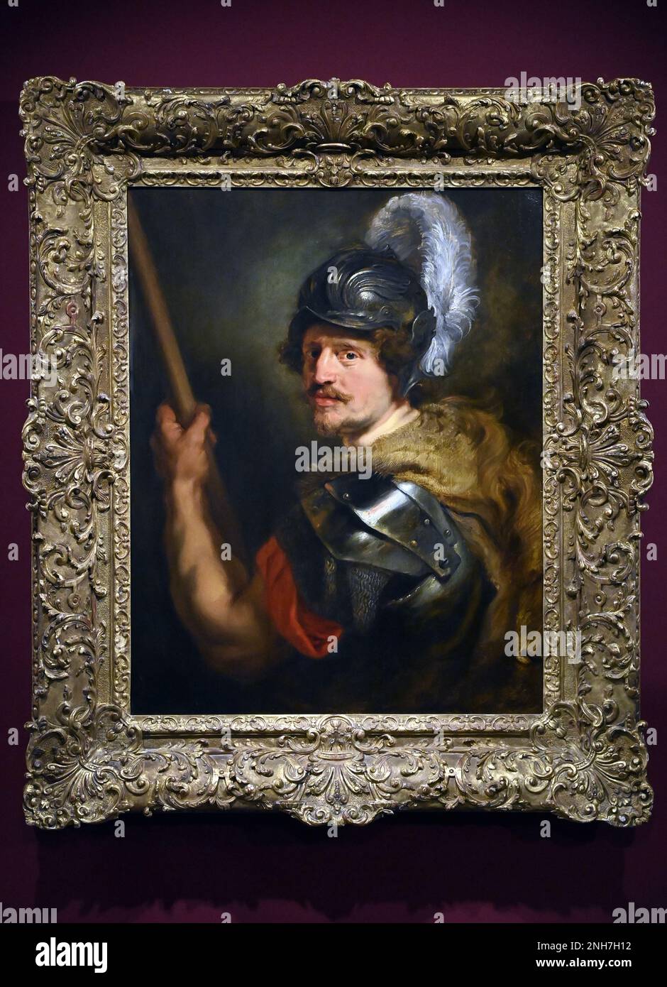 Bruxelles, Belgio. 21st Feb, 2023. ATTENZIONE EDITORI - EMBARGO - 13:00 - Un dipinto di Peter Paul Rubens in vendita, raffigurato martedì 21 febbraio 2023 in una conferenza stampa della casa d'aste Sotheby a Bruxelles. Il lavoro, stimato a 20 - 30 milioni di dollari, sarà messo all'asta a Sotheby's New York nel mese di maggio. FOTO DI BELGA ERIC LALMAND Credit: Agenzia Notizie di Belga/Alamy Live News Credit: Agenzia Notizie di Belga/Alamy Live News Foto Stock