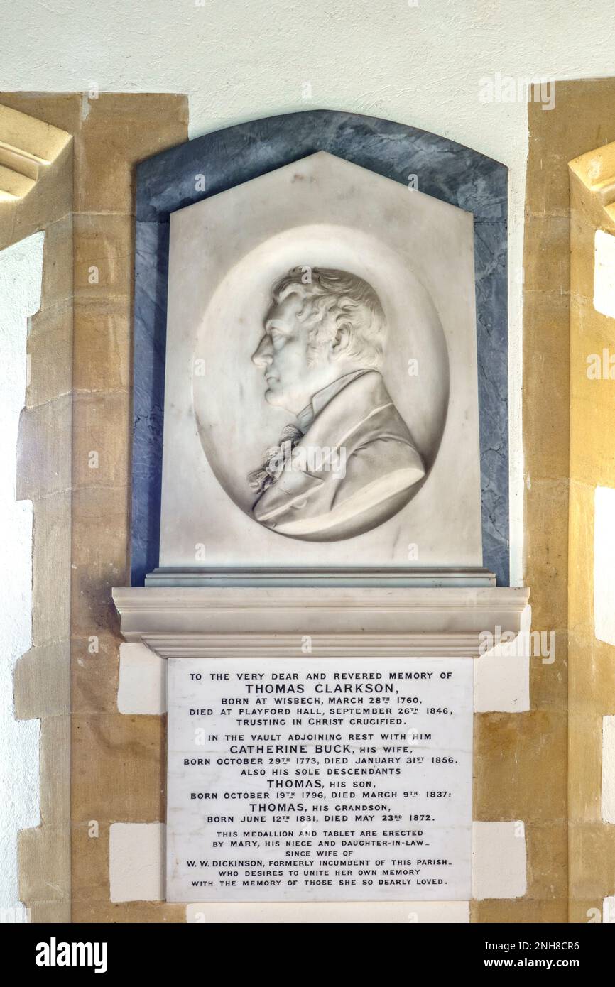 Chiesa di Santa Maria, Playford, Suffolk, Inghilterra Foto Stock