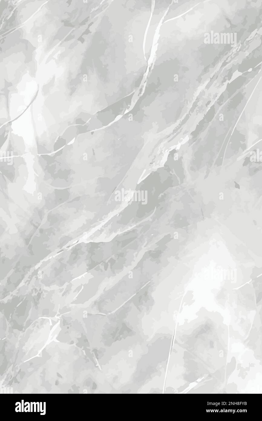 Marmo bianco e grigio. Sfondo di pietra bianca. Struttura in marmo astratta per il tuo design, cartolina, invito, tessuto, logo e altri. EPS10. Illustrazione Vettoriale