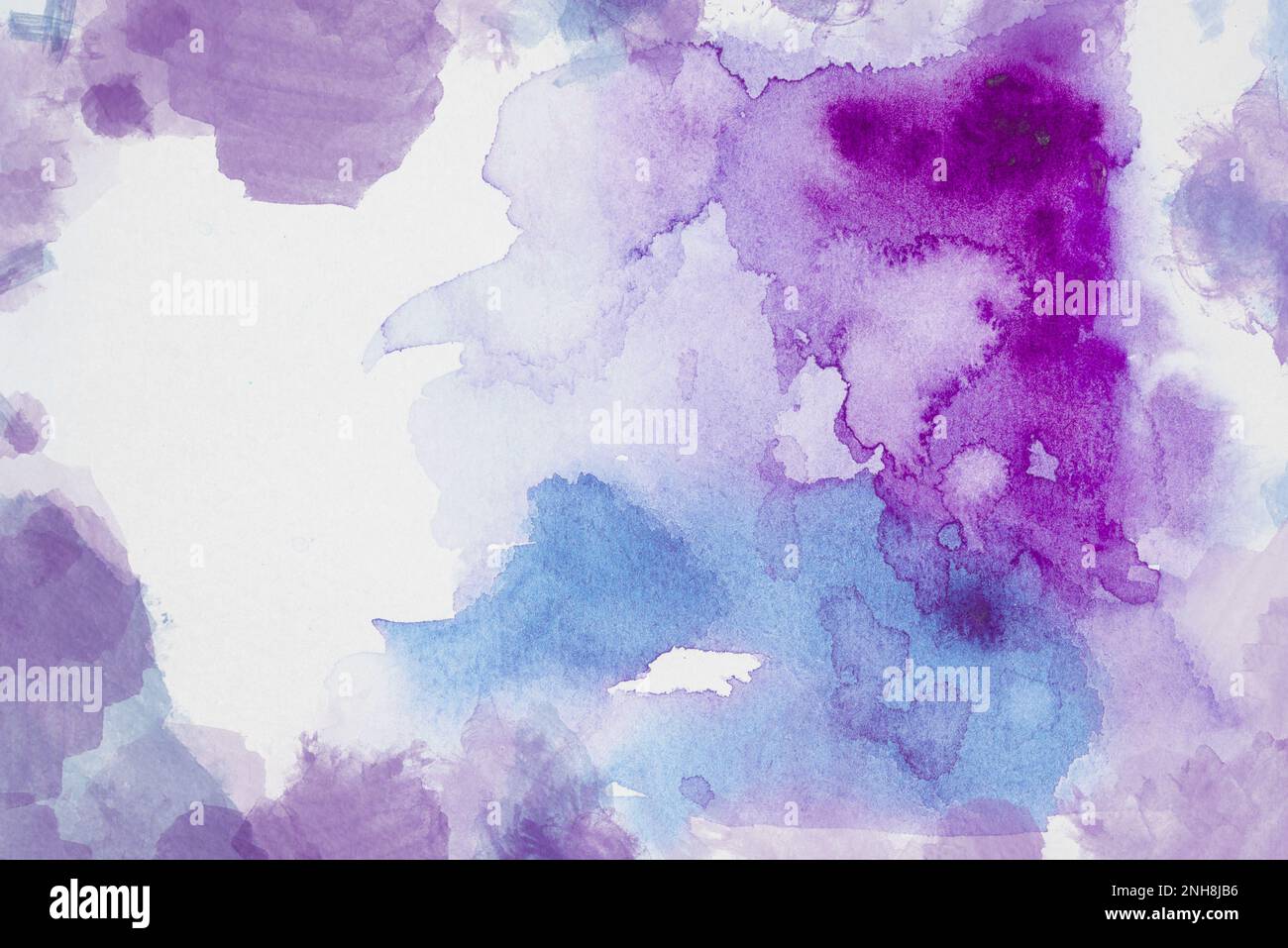 Inchiostro viola e blu. Alcool inchiostro tecnica sfondo astratto. Colori moderni di lusso. Modello per banner, poster. Alta risoluzione wate Foto Stock