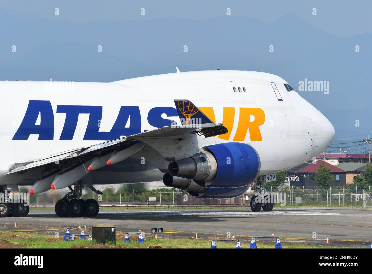 Tokyo, Giappone - 22 luglio 2018: Atlante Air Boeing B747-400F (N409MC). Foto Stock