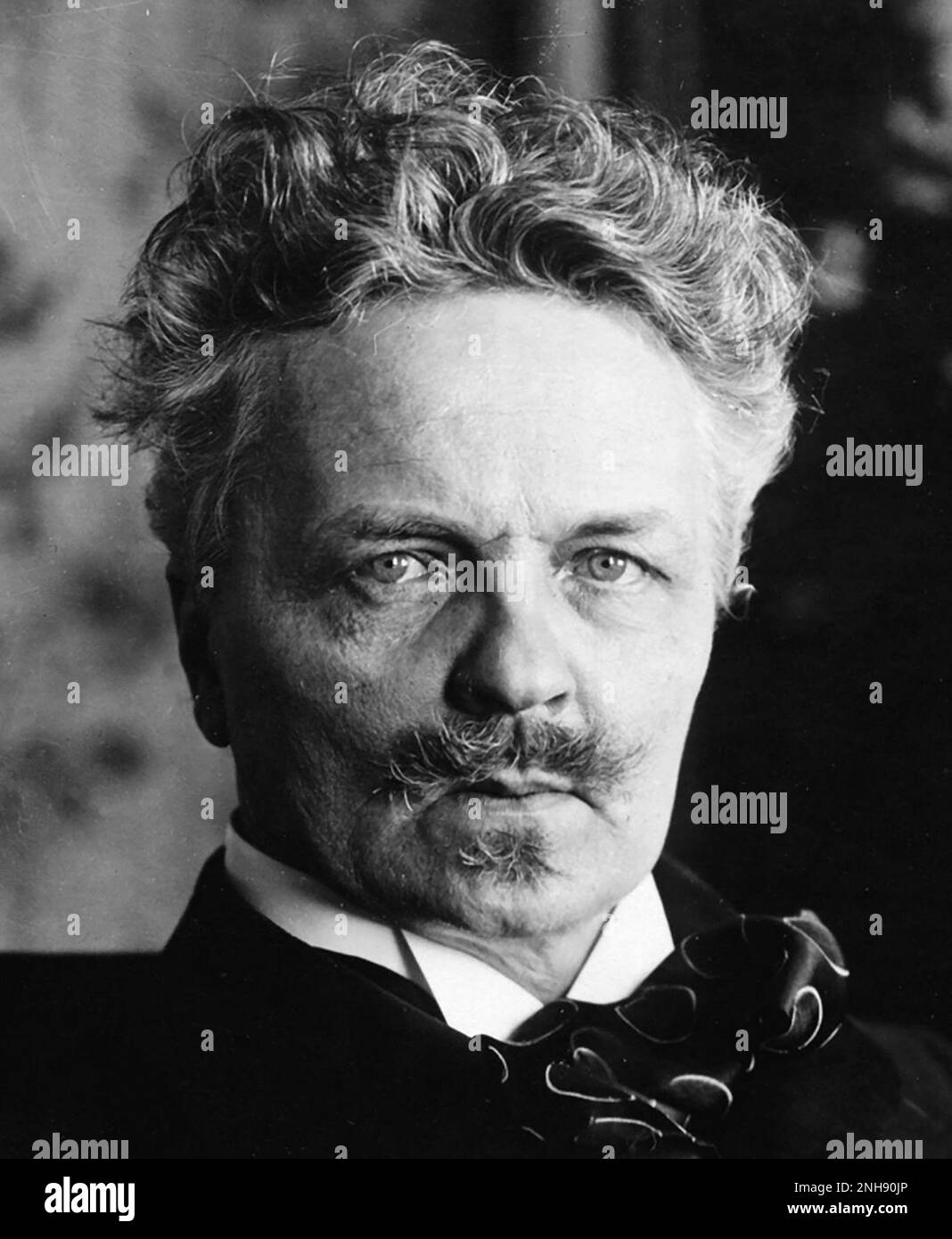 August Strindberg (1849-1912), drammaturgo, romanziere e poeta svedese. Foto Stock