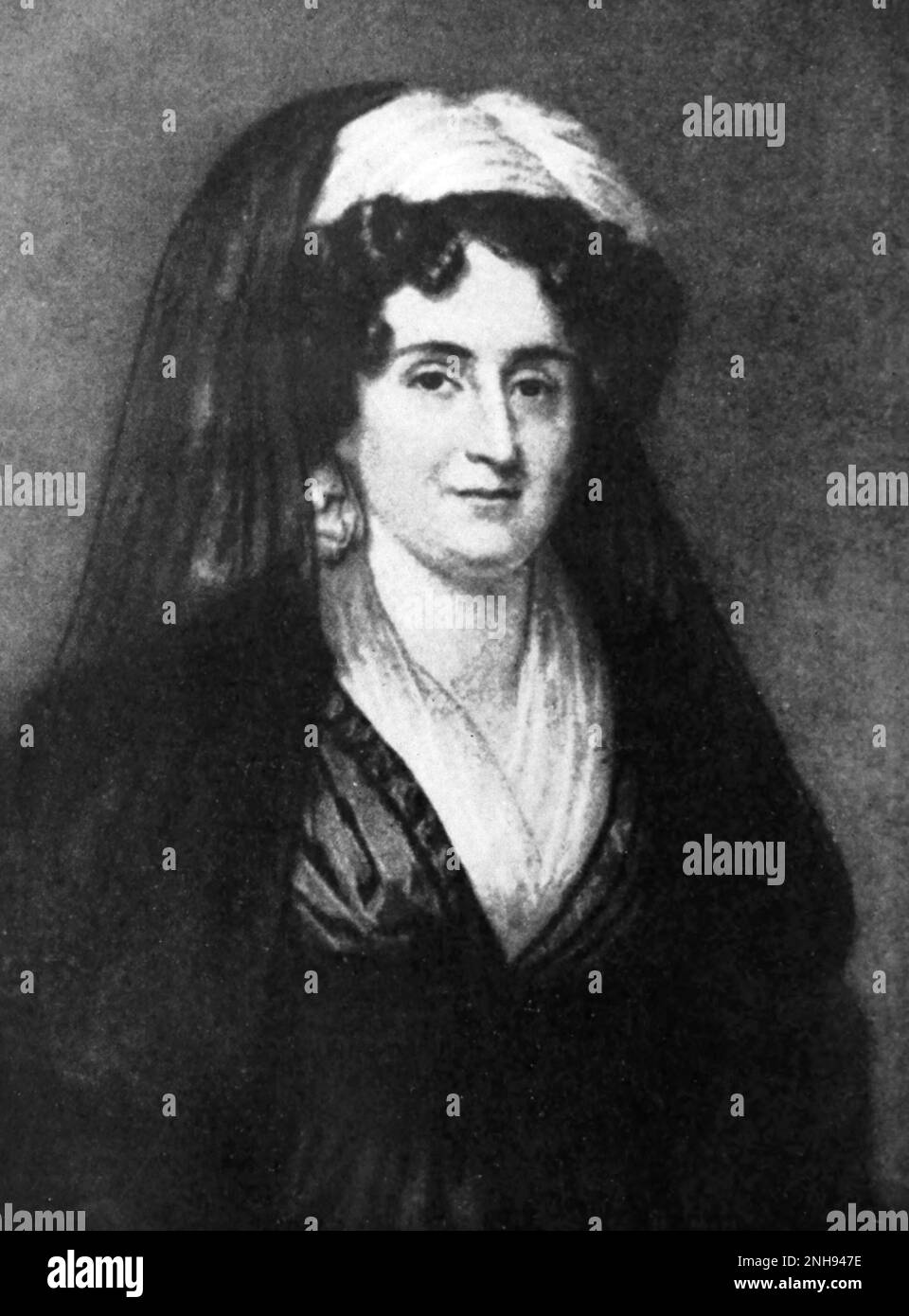 Emma Hart Willard (Troy, 1787-1870) è stata una attivista dell'educazione femminile americana che ha fondato la prima scuola per l'istruzione superiore femminile, il Troy Female Seminary a Troy, New York. Con il successo della sua scuola, Willard è stata in grado di viaggiare in tutto il paese e all'estero, per promuovere l'istruzione per le donne./n/n Foto Stock