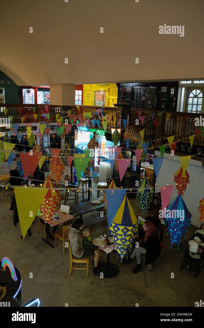 All'interno del mercato del vecchio kent a Margate, kent Foto Stock