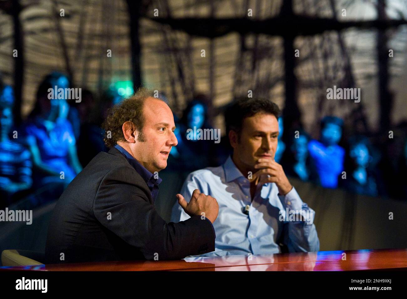 Alex e Franz, La7 televisione, Milano, Italia Foto Stock