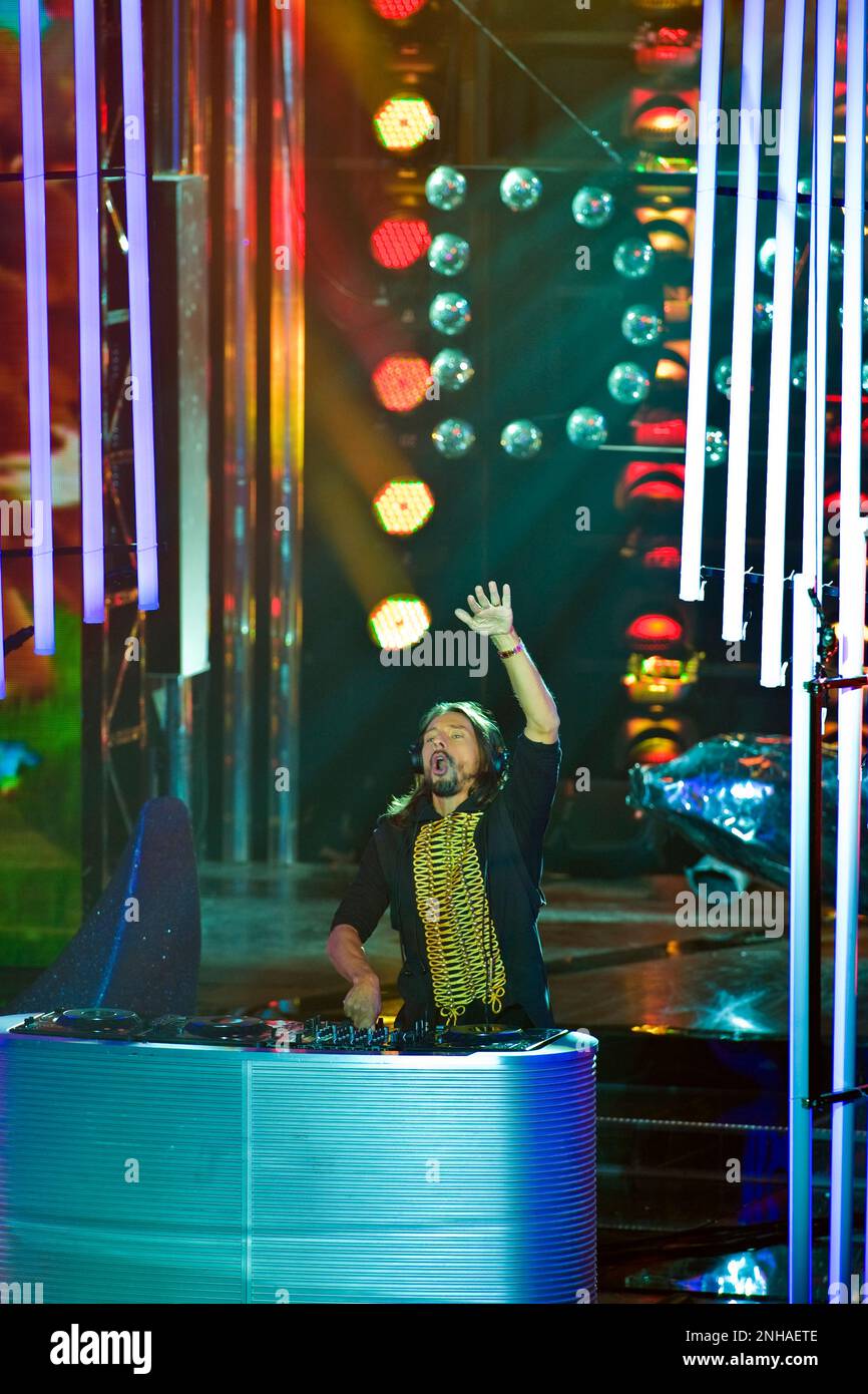 Bob Sinclar show, X-Factor 2010 Foto Stock