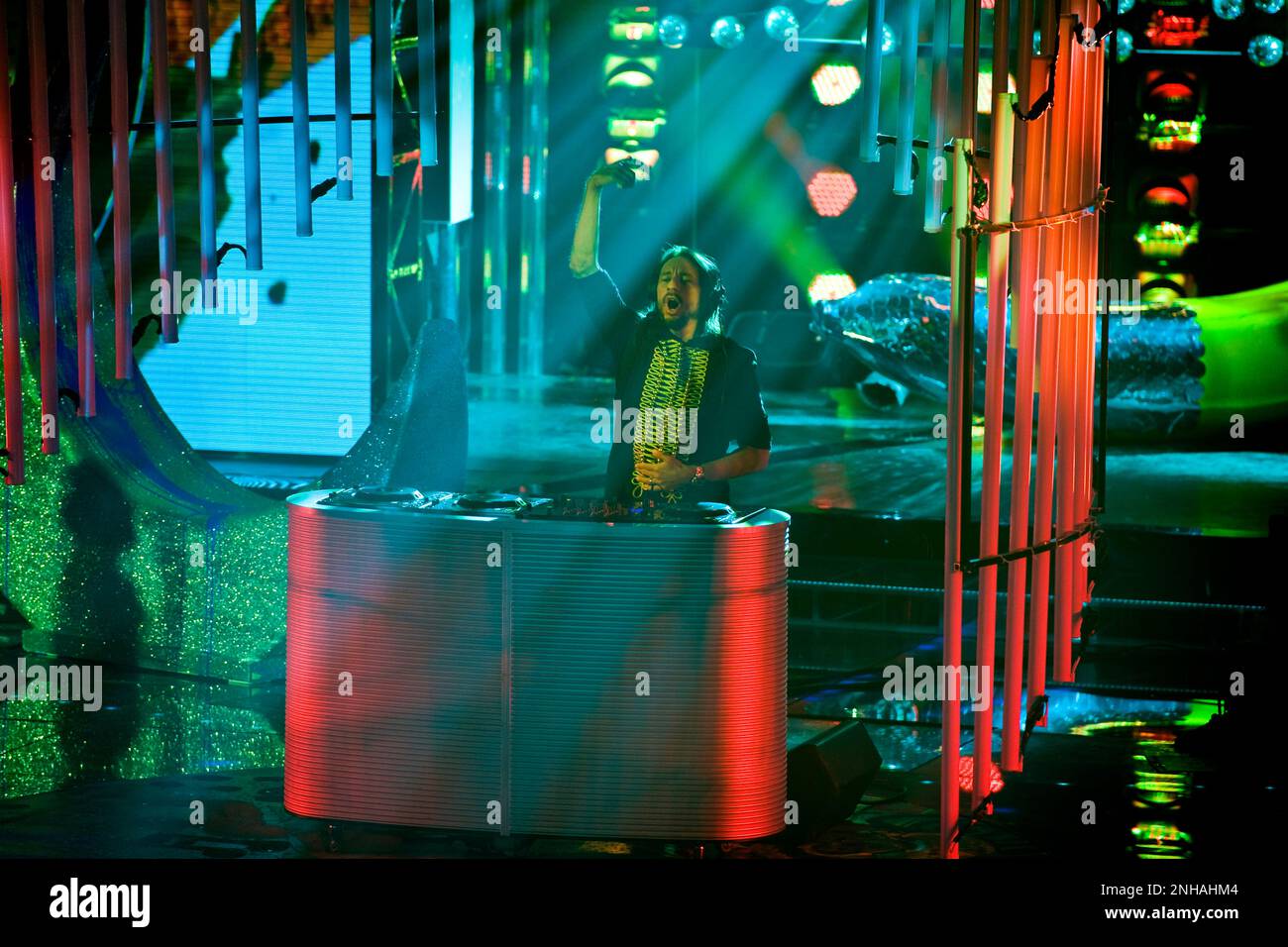 Bob Sinclar show, X-Factor 2010 Foto Stock