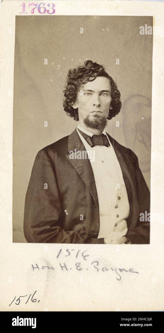 Hon. Halbert E. Paine, Wisconsin 19th Century Mathew Brady, Quartermaster, e altre fotografie della Guerra civile Foto Stock