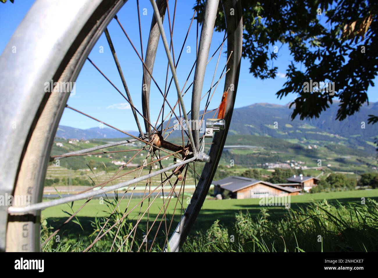 Escursioni in bicicletta Foto Stock