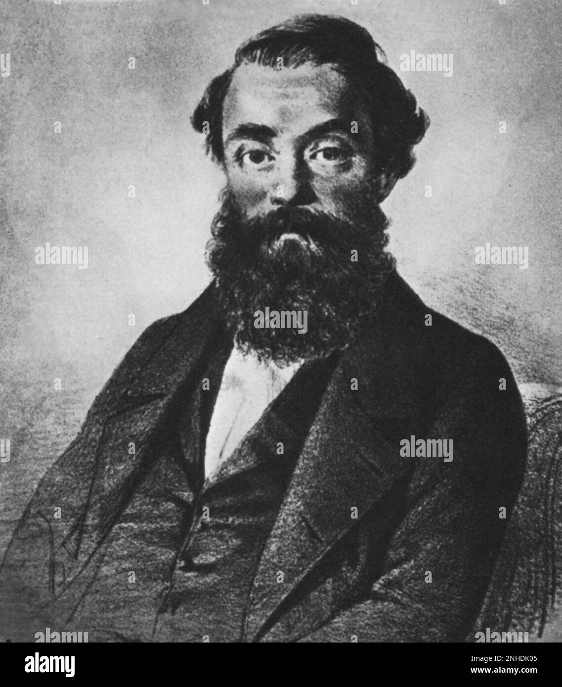 La musica italiana opera librettista , poeta e recensore FRANCESCO Maria PIAVE ( Murano 1810 - Milano 1876 ) . Librettista al Teatro alla Scala di Milano , autore di Libretto per Giuseppe Verdi ( ERNANI , MACBETH , il CORSARO , RIGOLETTO , LA TRAVIATA , SIMON BOCCANEGRA , LA FORZA DEL destino ) , Mercadante e Ponchielli - MUSICA - CLASSICA - OPERA - Musica classica - POETA - POESIA - POESIA - RITRATTO - ritrato - incisione - barba - TEATRO - TEATRO - TEATRO - TEATRO --- Archivio GBB Foto Stock