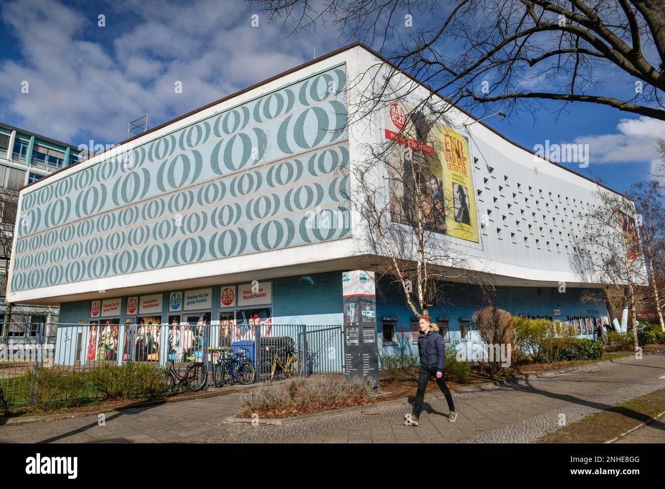 Atze Musiktheater con Max Beckmann Hall, Luxemburger Strasse, Wedding, Mitte, Berlino Foto Stock