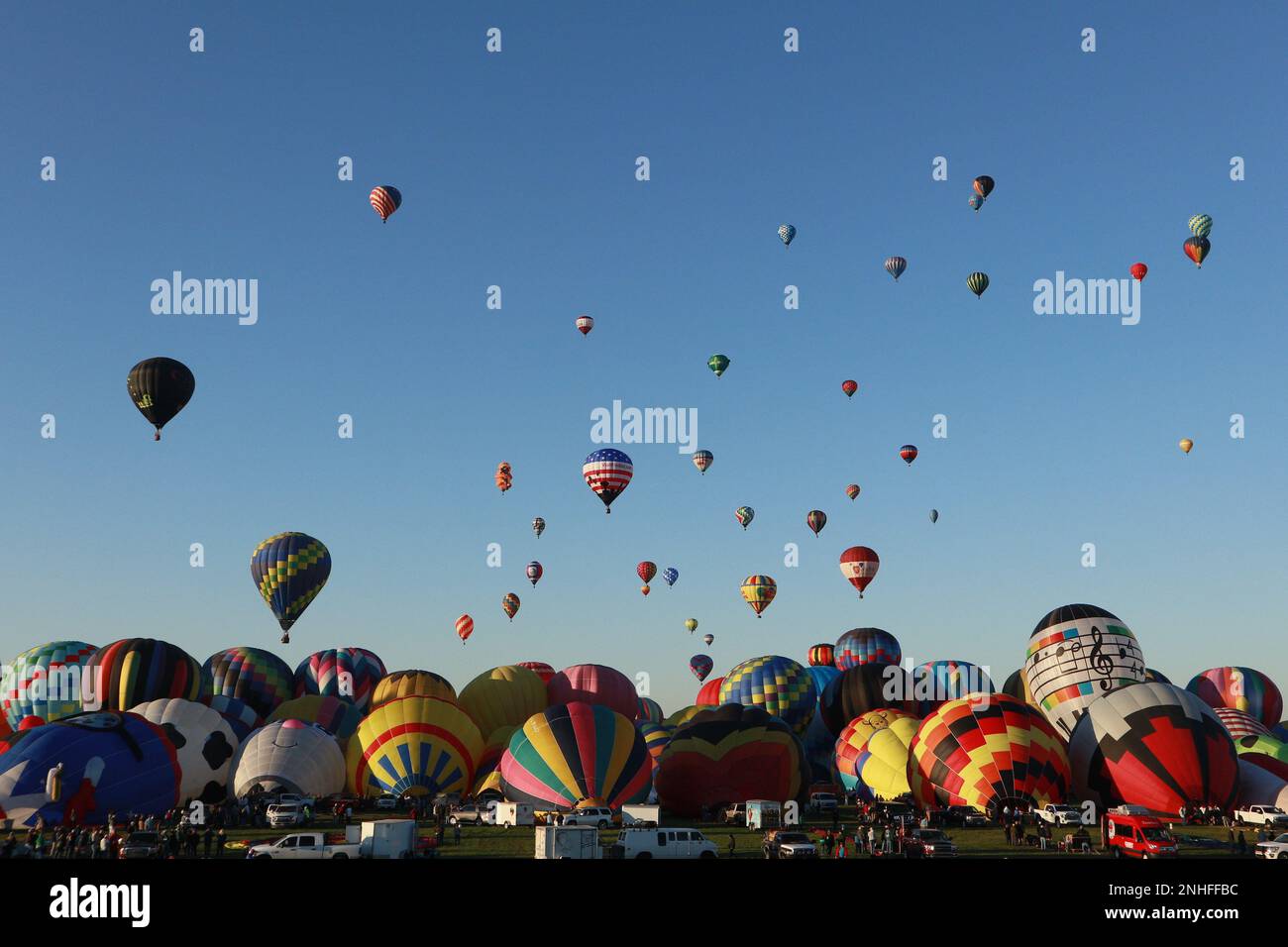 Albuquerque International Balloon Fiesta Foto Stock