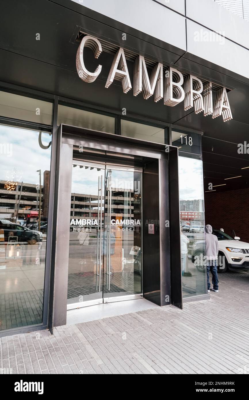 Cambria Hotel Nashville Downtown, 8th Avenue South, Nashville Foto Stock