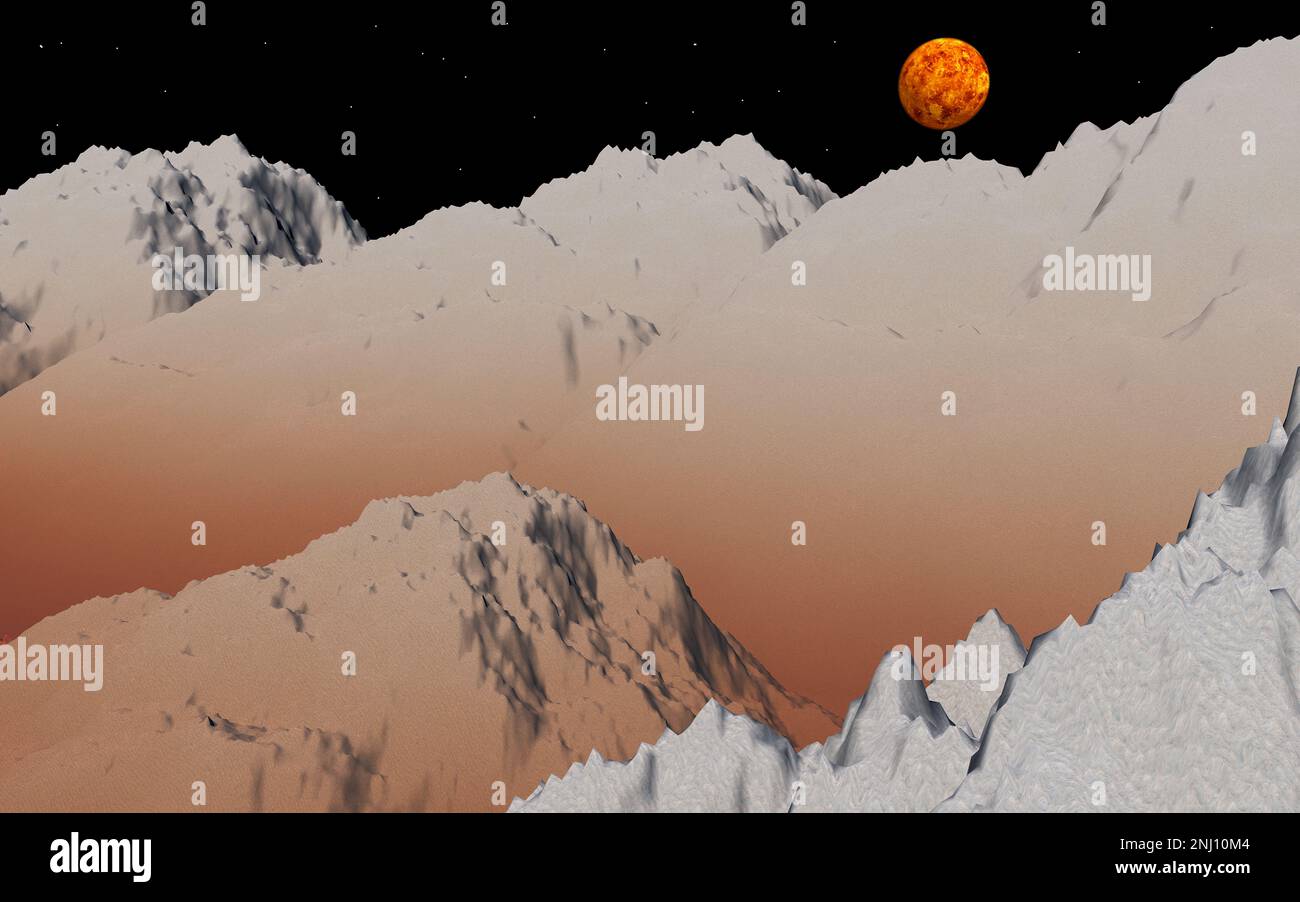 Pianeti extrasolari Foto Stock