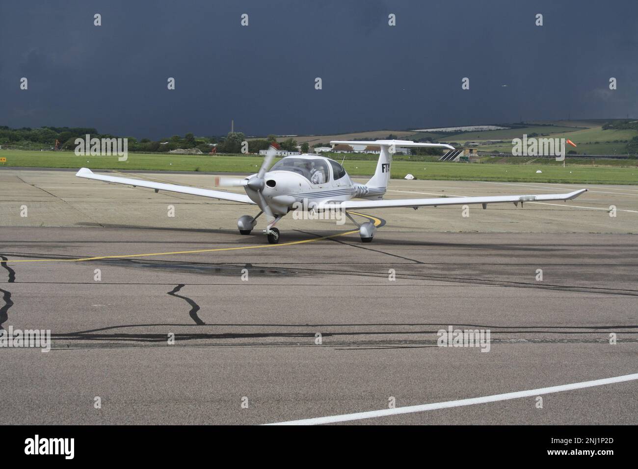 Una Diamond Star da-40D Diamond of Flying Time Aviation all'Aeroporto di Brighton City Foto Stock