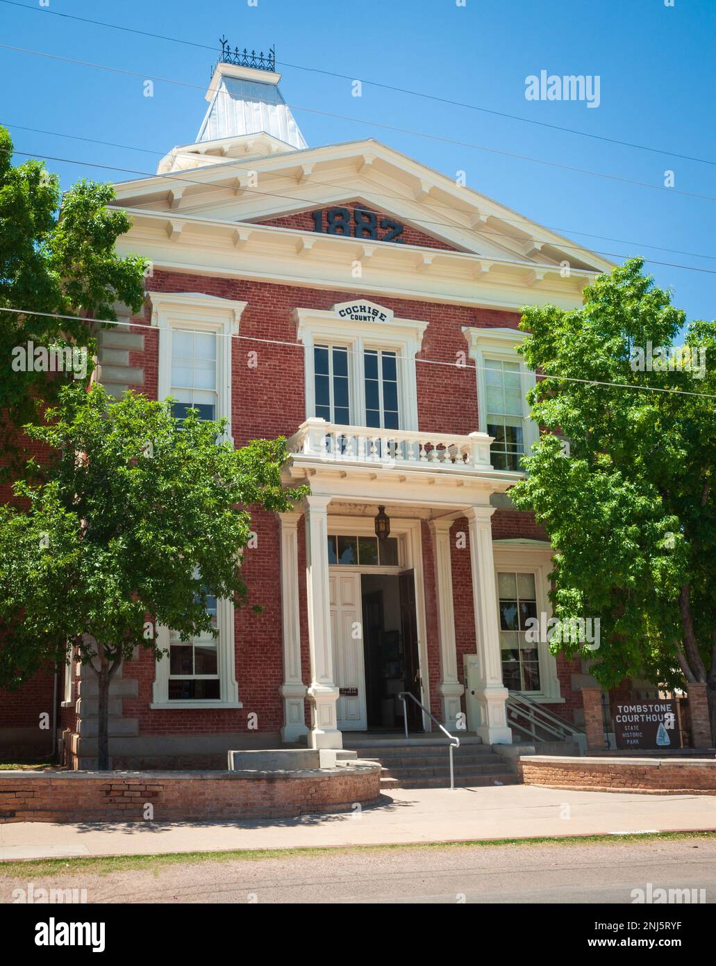 La storica città di Tombstone, Arizona Foto Stock