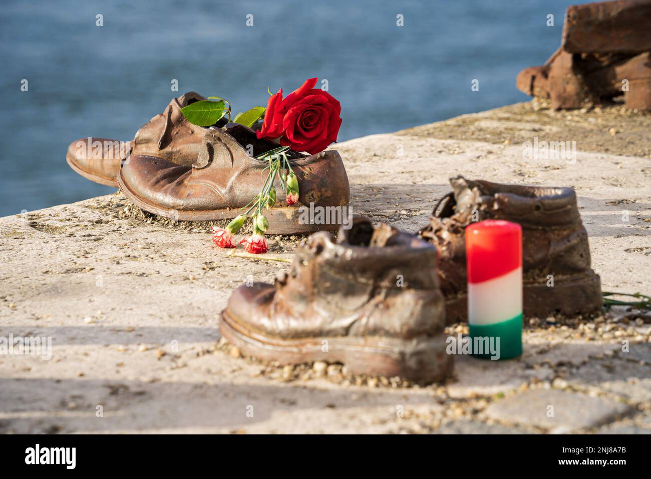 Scarpe top rosse olocausto