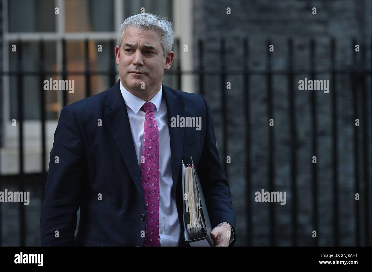 Londra. Downing Street, Regno Unito, 7th febbraio 2023. Steve Barclay MP, sec of state for Health and Social Care, nella foto di Downing Street. Foto Stock