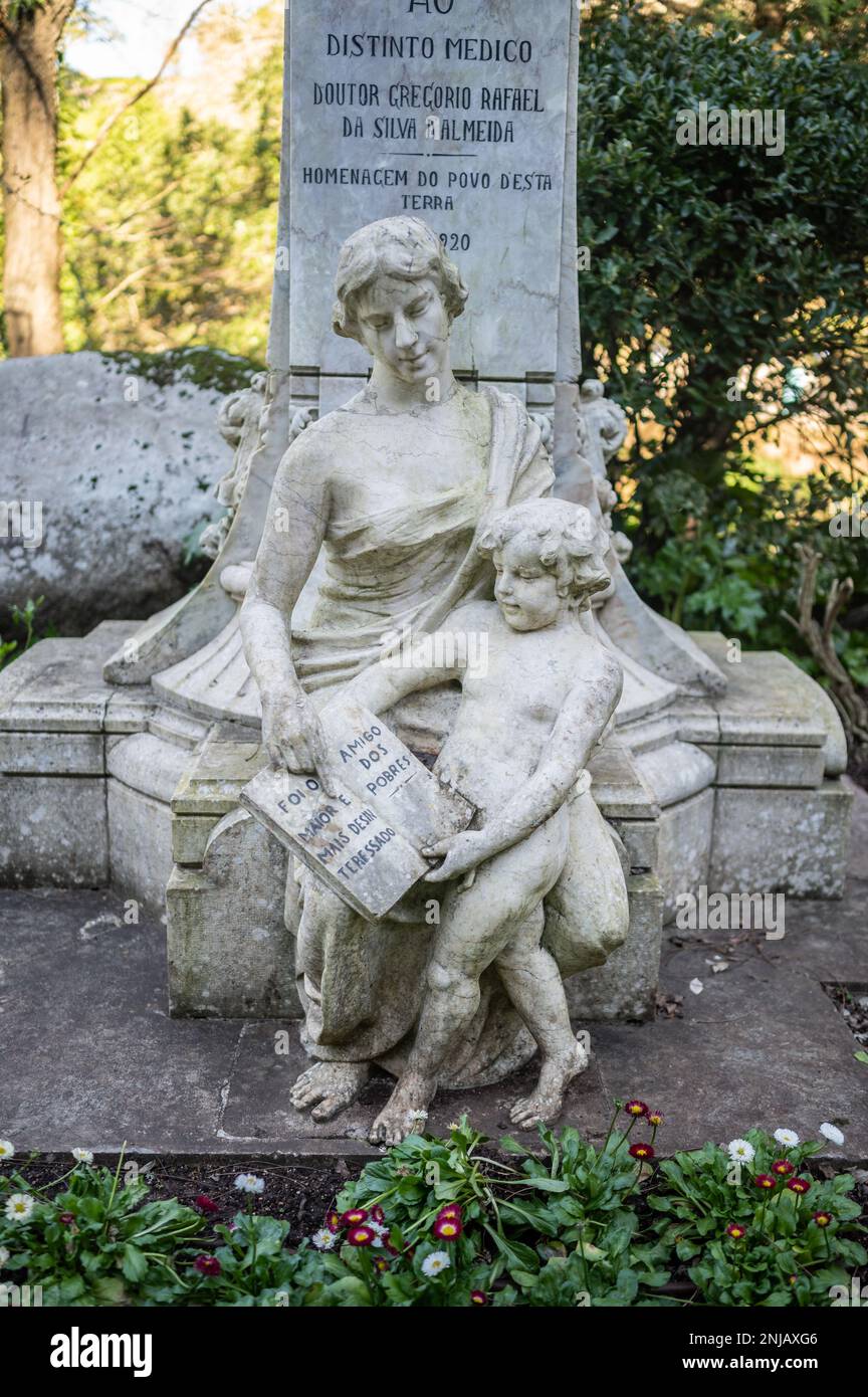 Sculture di strada a Sintra, Portogallo Foto Stock