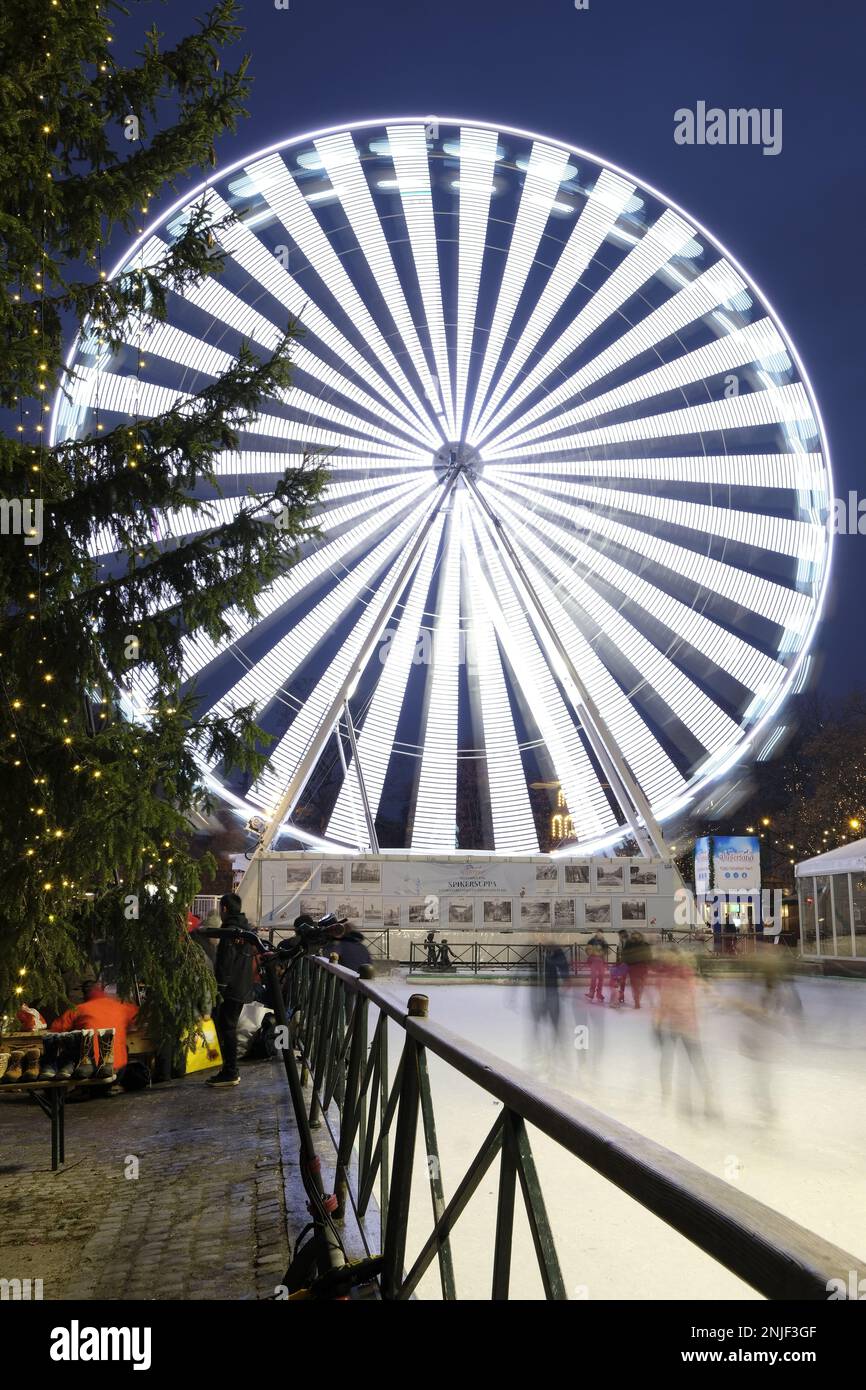 CERCHIO,PARCO DEI DIVERTIMENTI Foto Stock