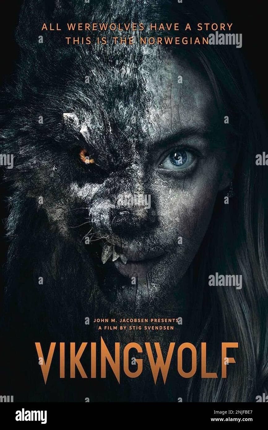 VIKING WOLF, (alias VIKINGULVEN), poster in inglese, Elli Rhiannon Mueller Osborne, 2022. © Netflix / courtesy Everett Collection Foto Stock